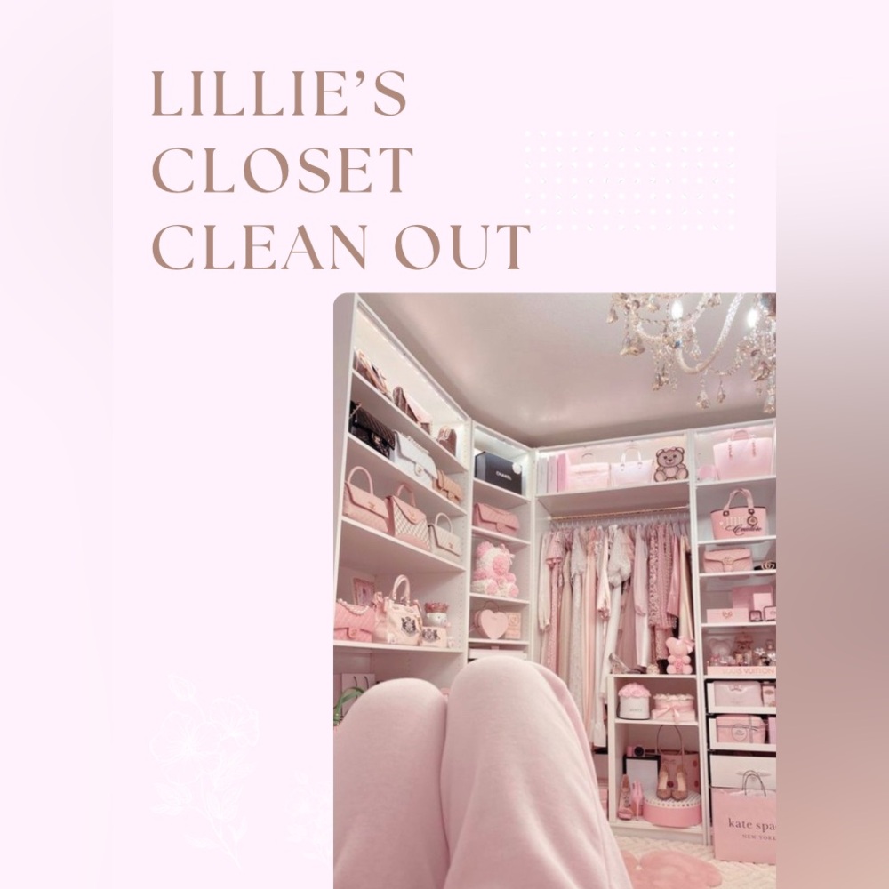 Live Listing for Lillie’s Closet Clean Out